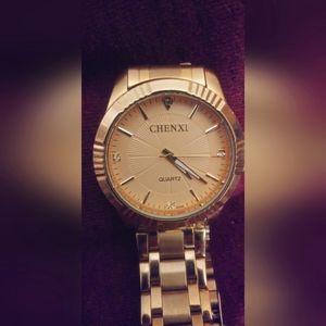 Men's Chenxi Gold Plated Watch